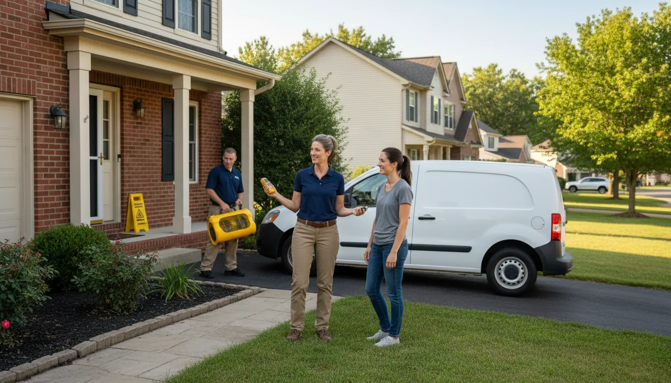 Water restoration image for Water Damage & Restoration Services in Bridgewater, ME